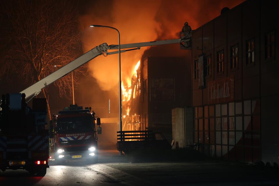 brand in huis grote brand