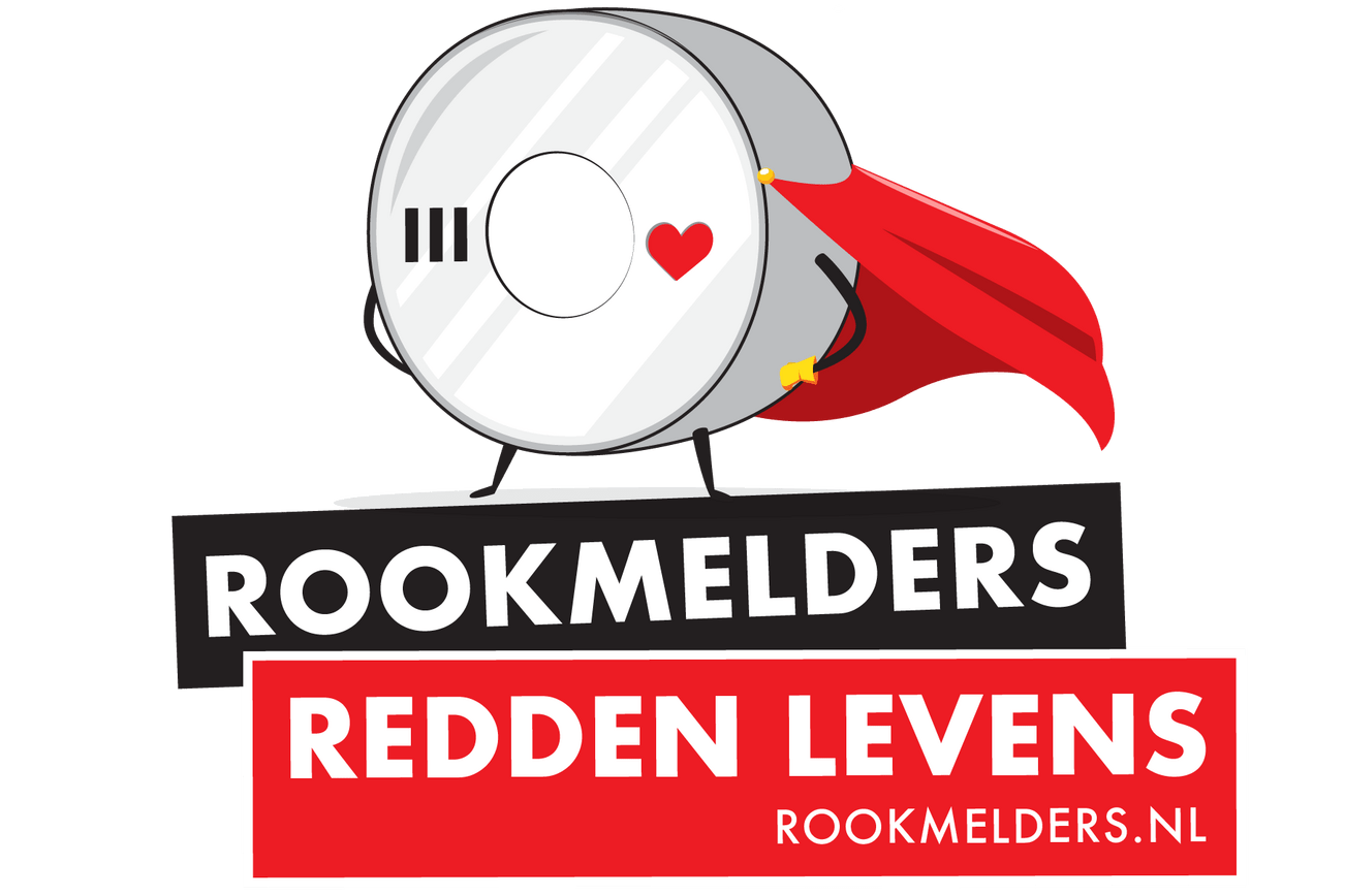 Afbeelding met tekst "Rookmelders redden levens"